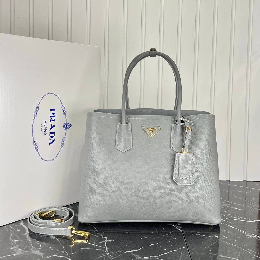 Prada Double Large Saffiano Leather Bag