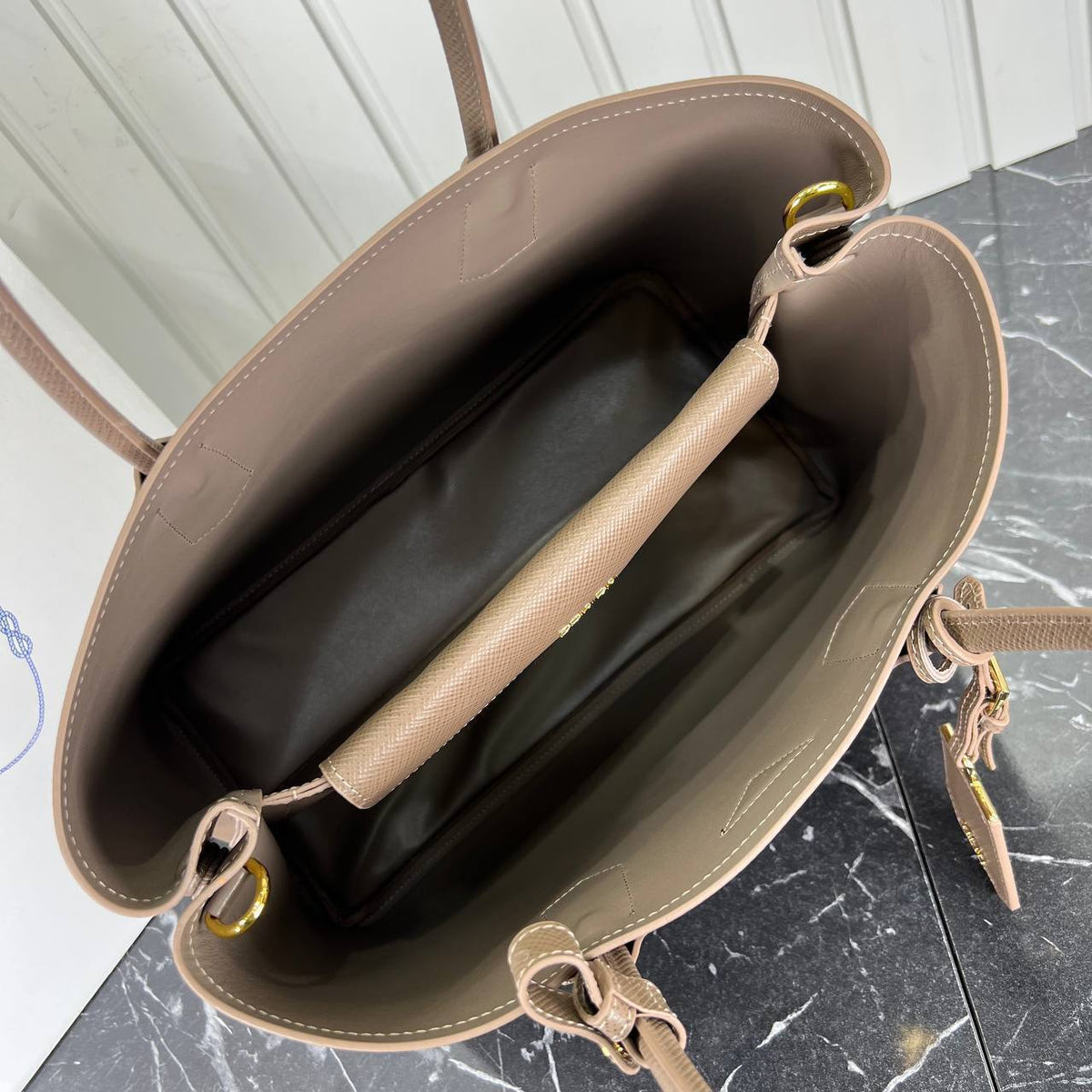 Prada Double Large Saffiano Leather Bag