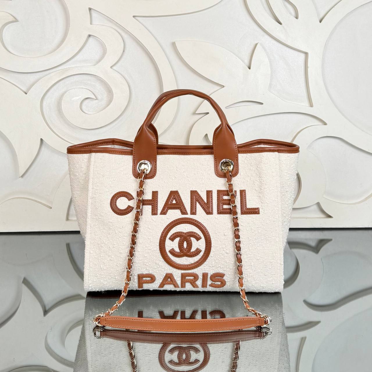 Chanel Canvas Shopping Bag