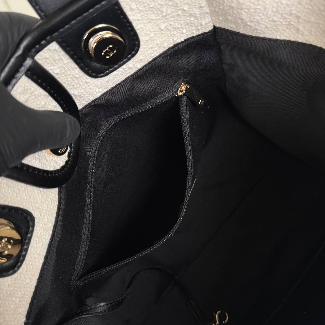 Chanel Canvas Shopping Bag