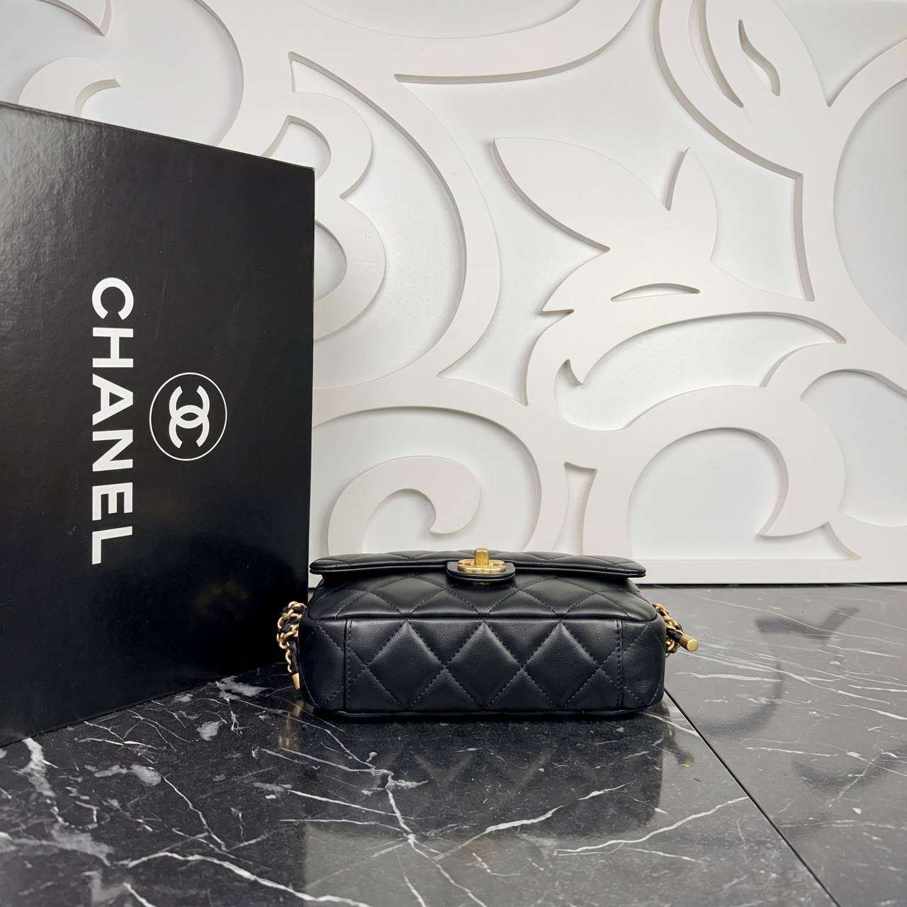 Chanel Medium Top Handle Flap Bag