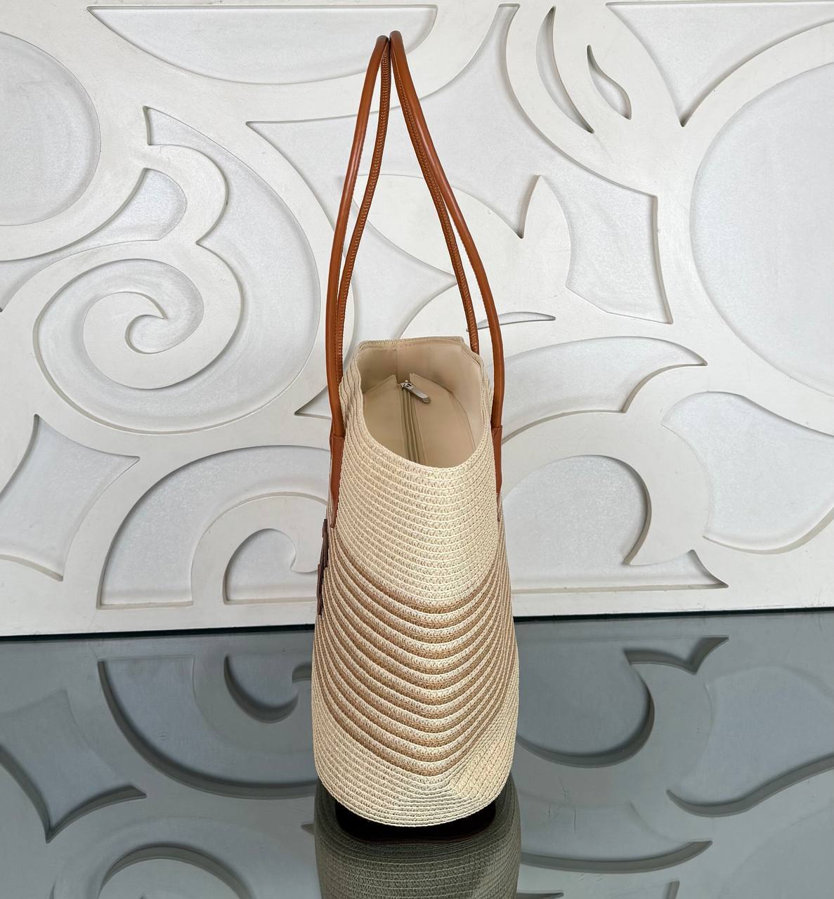 Chanel Raffia Shopping Bag with Hat