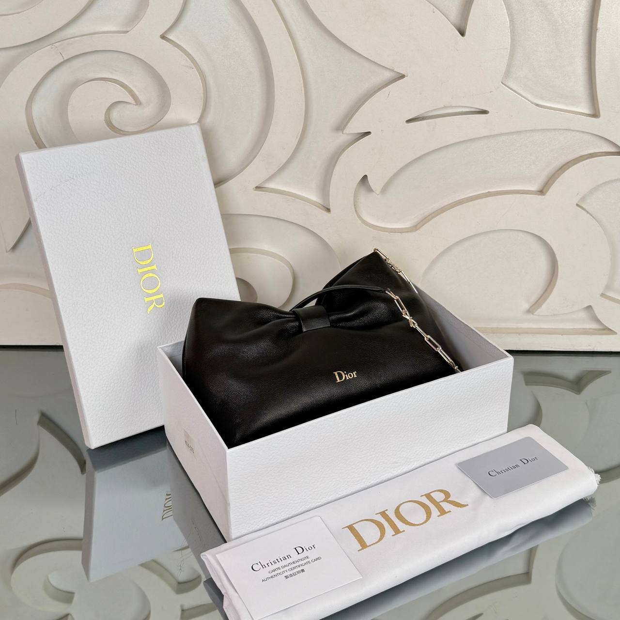 Christian Dior Small Bow Bag