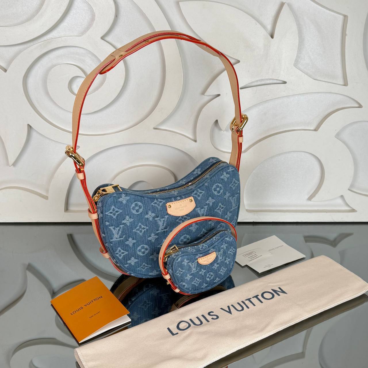 Louis Vuitton Croissant MM Denim