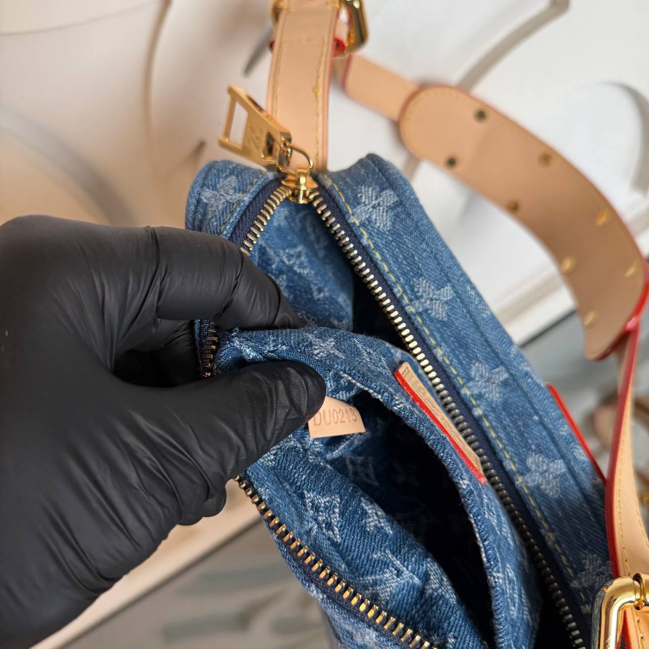 Louis Vuitton Croissant MM Denim