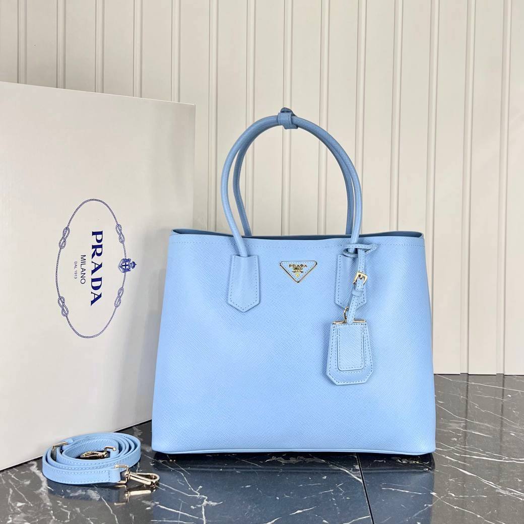 Prada Double Large Saffiano Leather Bag