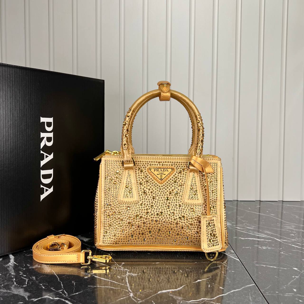 Prada Galleria Satin Bag Medium