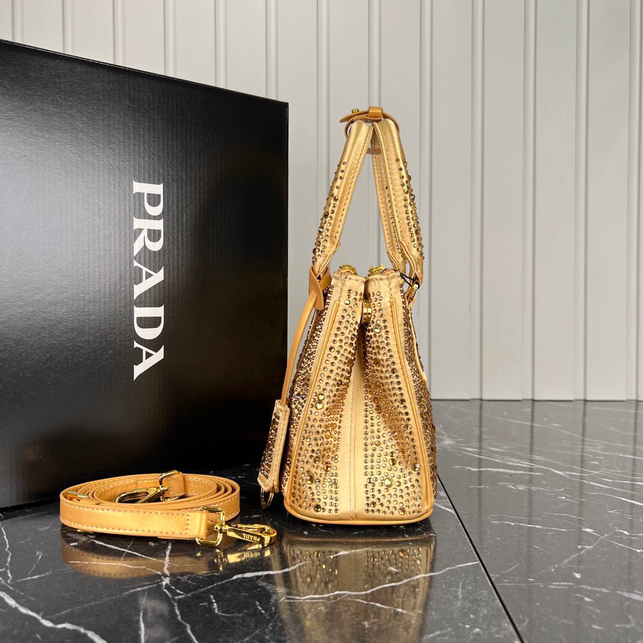 Prada Galleria Satin Bag Medium