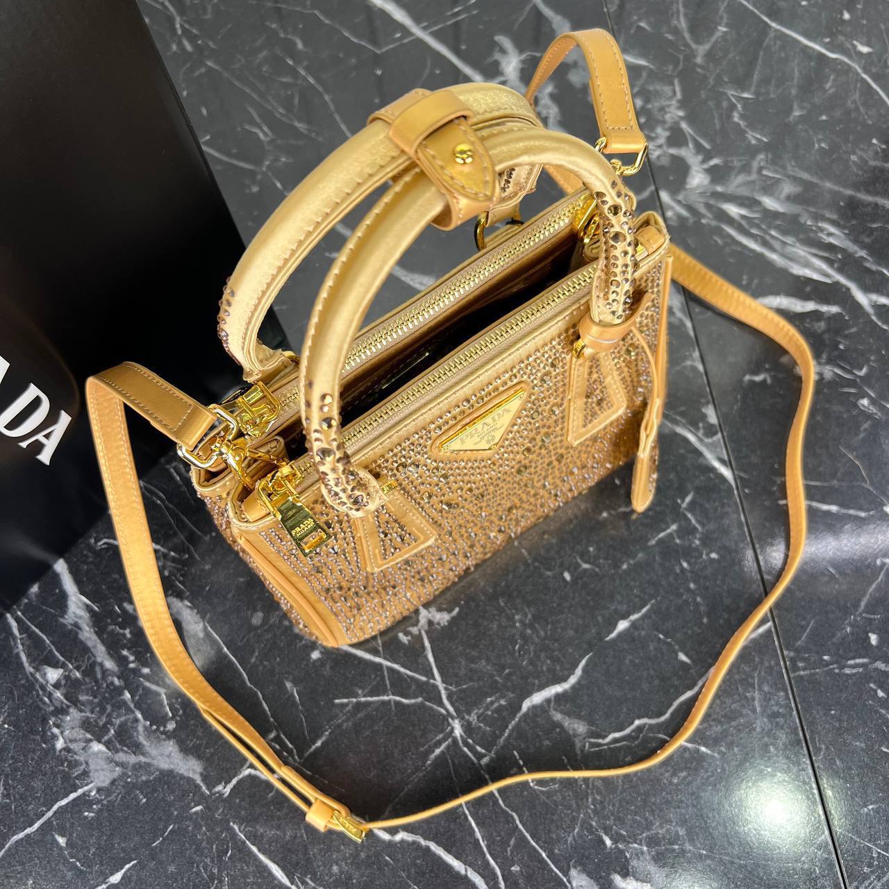 Prada Galleria Satin Bag Medium
