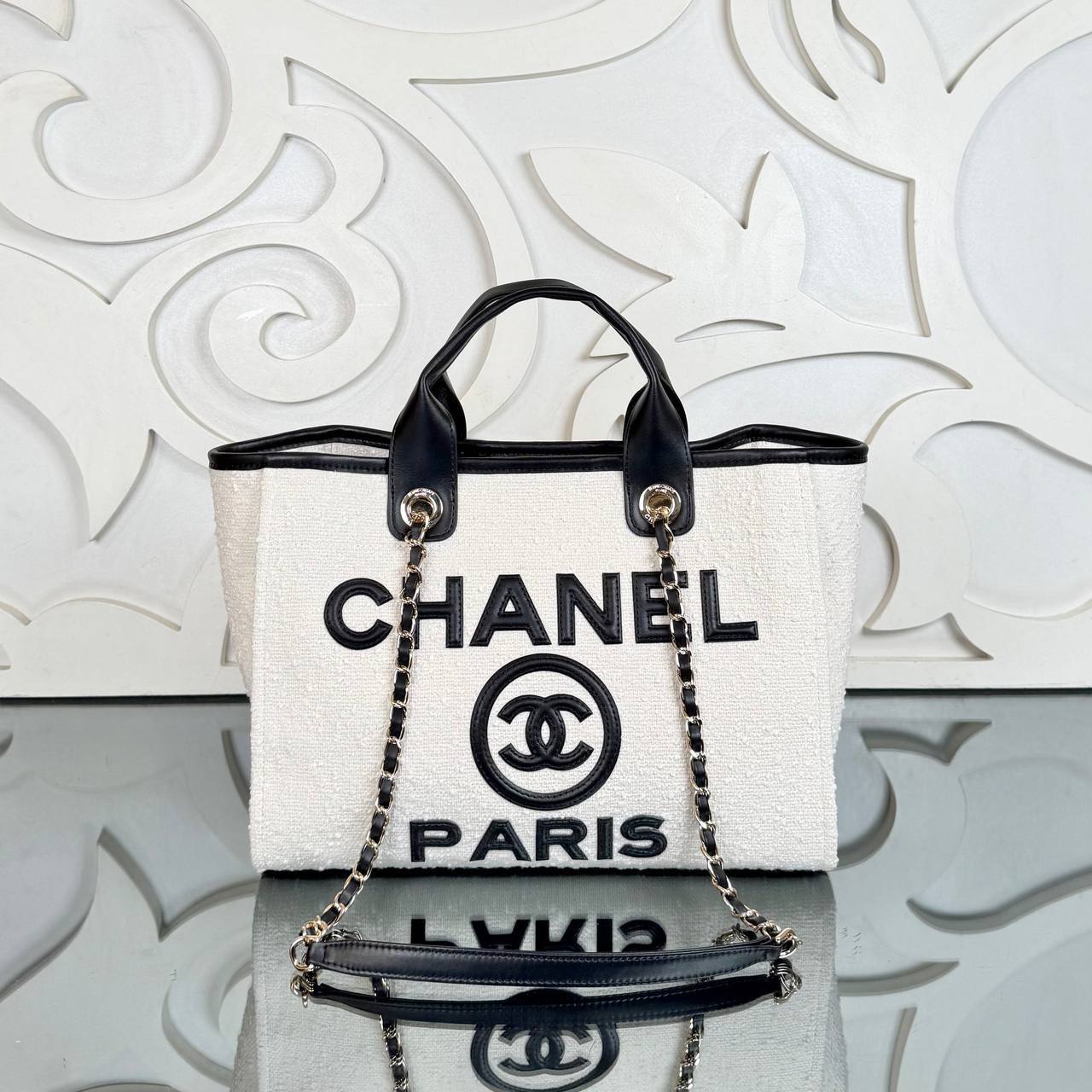 Chanel Canvas Shopping Bag