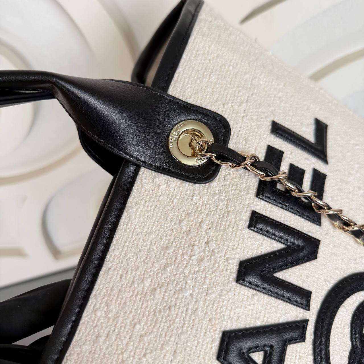 Chanel Canvas Shopping Bag