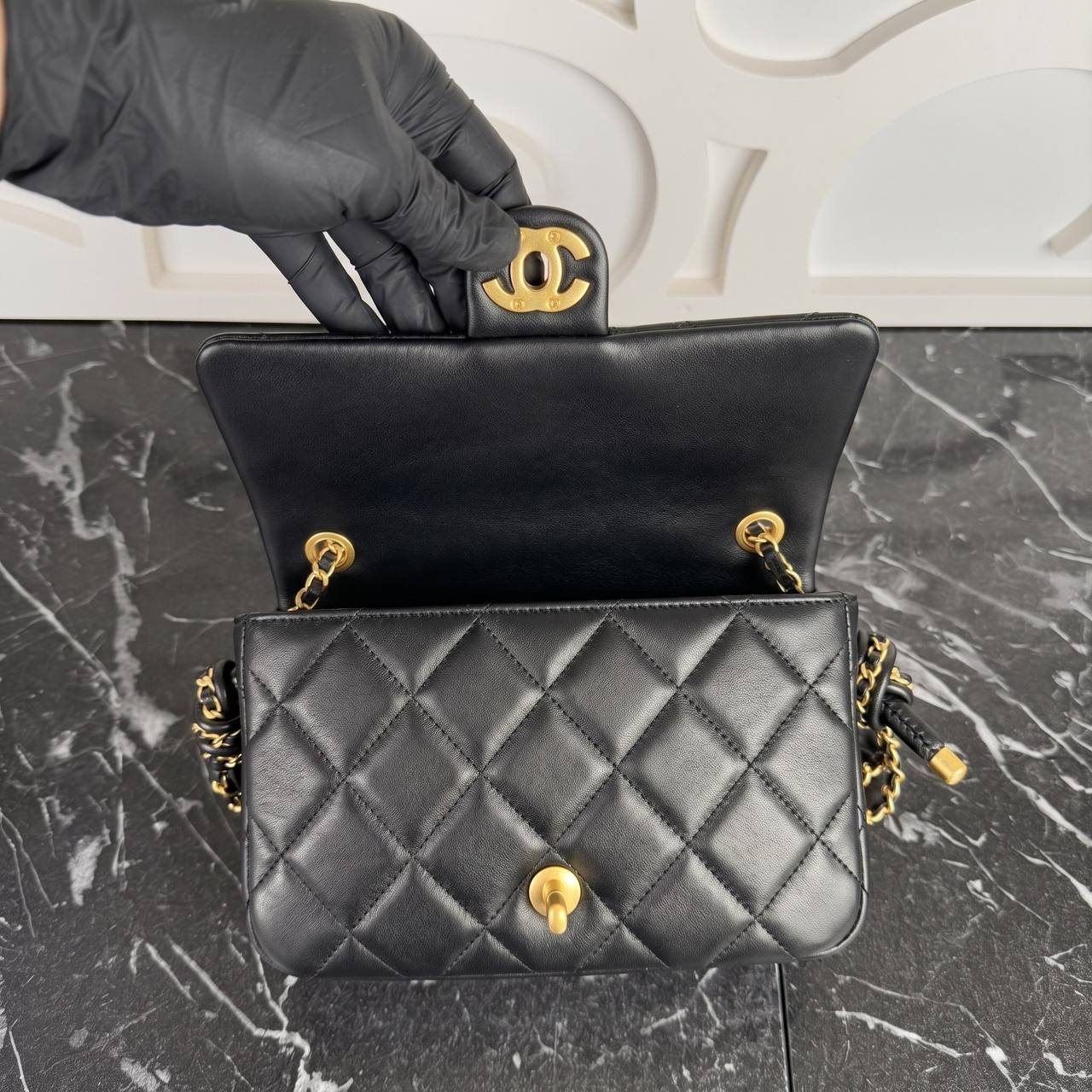 Chanel Medium Top Handle Flap Bag