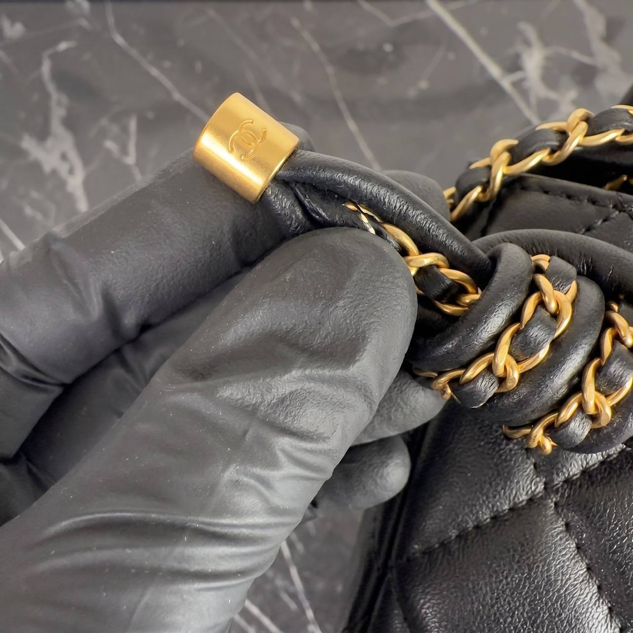 Chanel Medium Top Handle Flap Bag