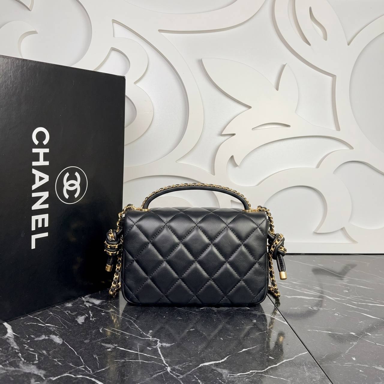 Chanel Medium Top Handle Flap Bag