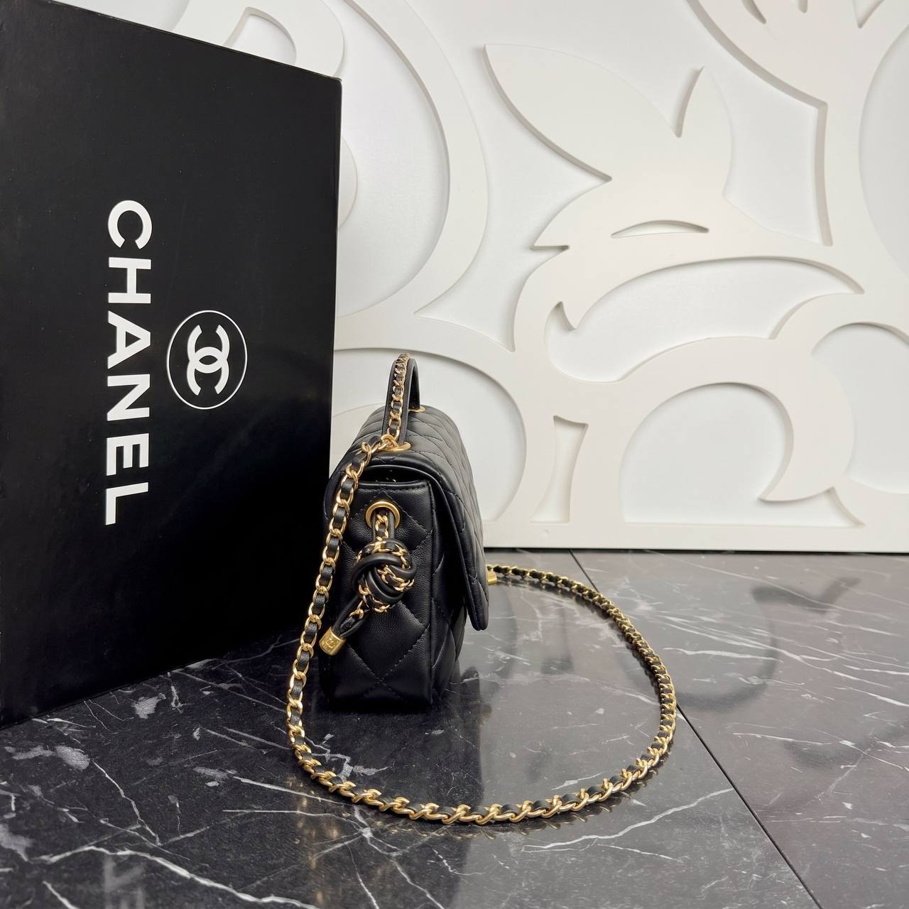 Chanel Medium Top Handle Flap Bag